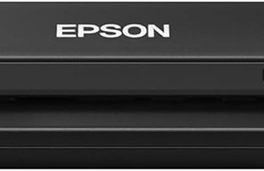 Epson Workforce ES-60W Wireless Portable Sheet-fed Document Scanner for PC and Mac 10.7" x 1.9" x 1.4"